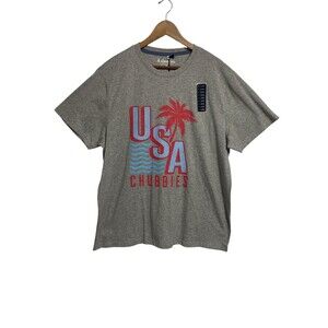 Men’s Chubbies Gray Graphic Tee Mens XL – NWT